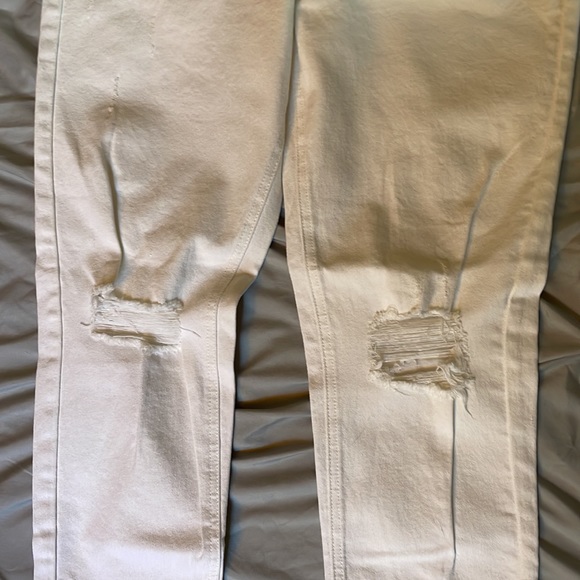 Vigoss Frankie High Rise legacy stretch distressed white slim denim sz 14 nwt - Picture 3 of 6